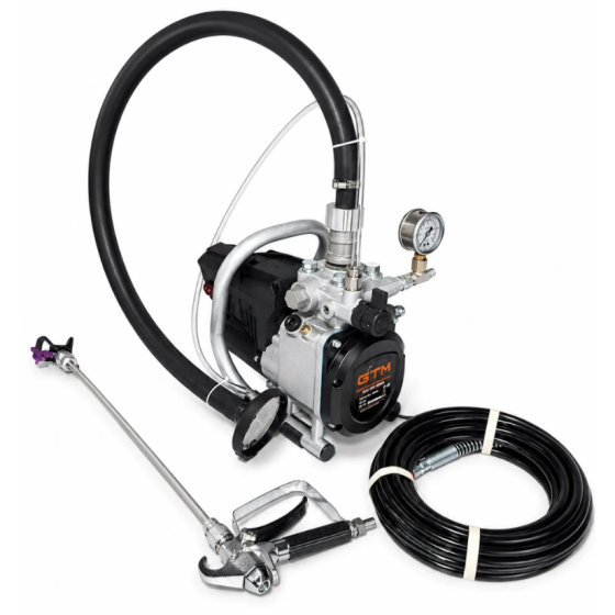Фарбувальний агрегат безповітряний GTM ASG-2600/1500BL 1500 Вт, 207 бар, 2.6 л/хв, сопло 523 Київ