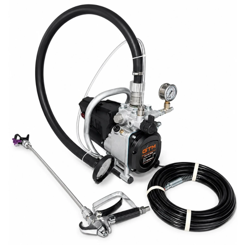 Фарбувальний агрегат безповітряний GTM ASG-2600/1500BL 1500 Вт, 207 бар, 2.6 л/хв, сопло 523 Київ - фото 1