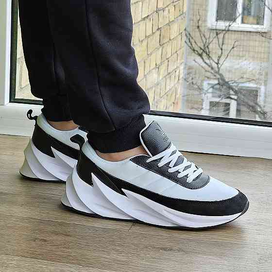 Термо Кроссовки Adidas Белые Мужские Адидас Акулы Черные Еврозима (размеры: 41,42,43,44,45) Видео Обзор - 34-5 Днепр