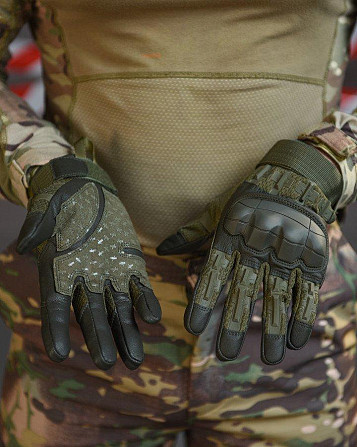 Тактичні Рукавички чоловічі з накладками захист рук Одеса - фото 3