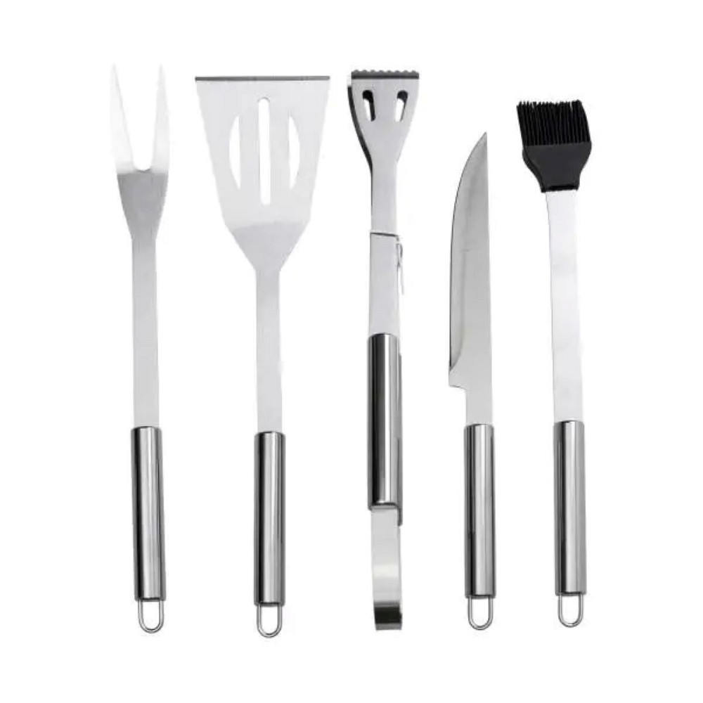 Набір аксесуарів для барбекю, мангала, гриля 5 предметів 40х10х5 см мангальне приладдя HP-20-72 Коломия - фото 4