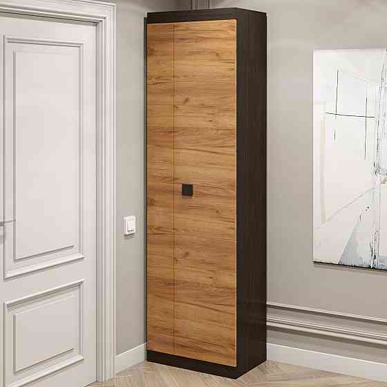 Шкаф распашной Эверест Соната-600 венге темный + дуб крафт золотой (DTM-2308) Днепр