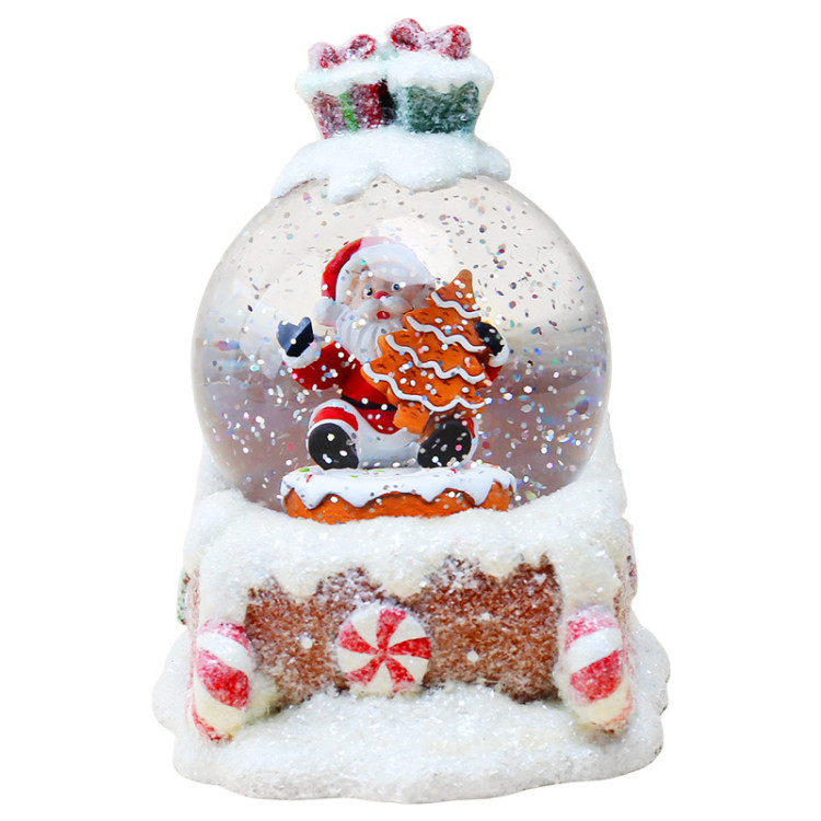 Світильник новорічний декор Куля на санях HC-Q067 LED AAх3 (13х15х17см) Київ - фото 1