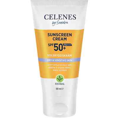 Засіб від засмаги Celenes Sunscreen Cream SPF50+ Dry &amp; Sensitive Сонцезахисний крем для сухої та чутливої шкіри 50 мл (7350104249649) Вінниця