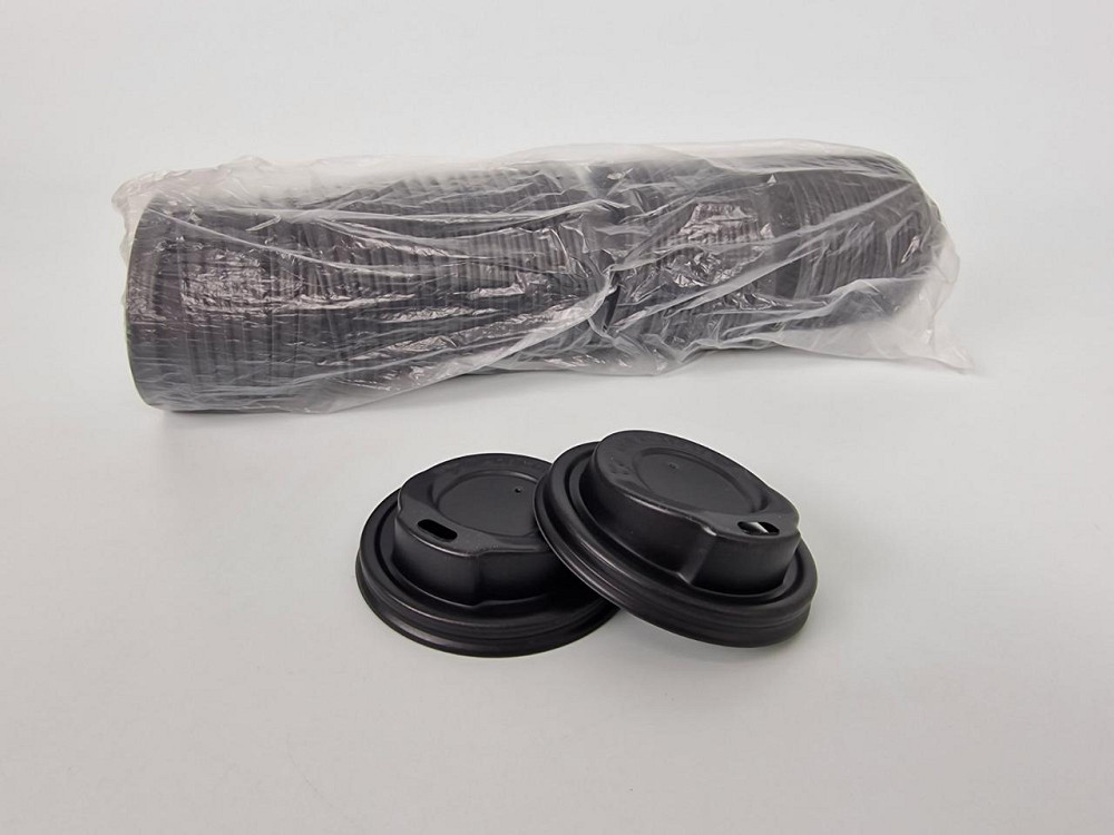 Крышка под стакан  бумажный. Ф70 (175 Маэстро.) черная  (гар) (50 шт) Харьков - изображение 3