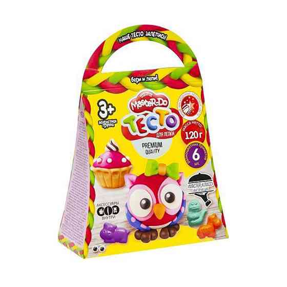 Набір креативної творчості "Master Do" TMD-04-01…06, 6 кольорів тіста Сова Вінниця