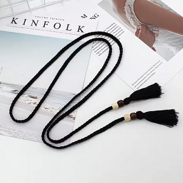 Пояс женский черный модный Киев - изображение 2