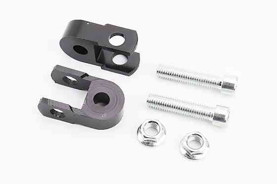 Подовжувач заднього амортизатора 25мм к-кт 2шт, чорний Київ