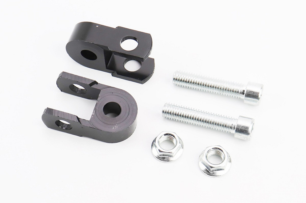 Подовжувач заднього амортизатора 25мм к-кт 2шт, чорний Київ - фото 1