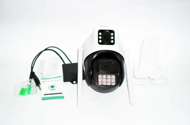 Камера 360 (P12-P6MP)-mpКамера Wifi ptz двойной поклон 3mp+3mp= 6mp камера +12v2a power *icsee Коломия - фото 4