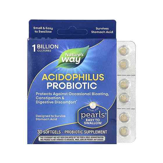 Пробіотик Nature's Way Acidophilus Probiotic 30 капсул Луцьк