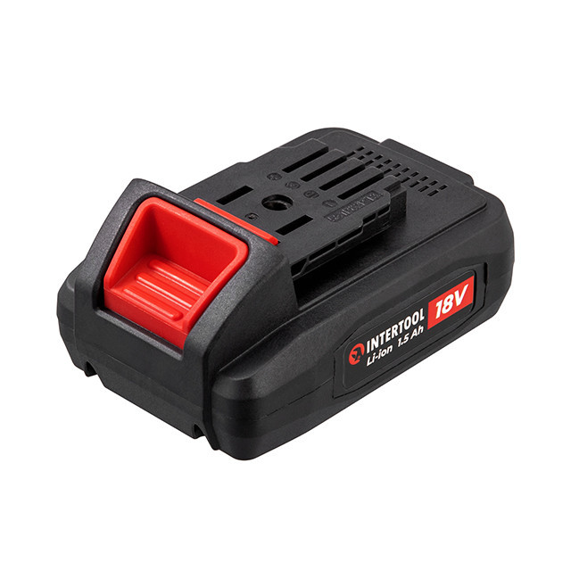 Дриль-шурупокрут акумуляторний 18 В, 30 Nm, 0-350/0-1300 об/хв., 0.8-10 мм, 1.5 Аг INTERTOOL DT-0315 Киев - изображение 9