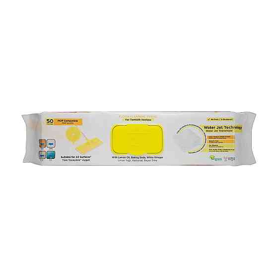 Deepfresh mop серветки вологі для прибирання підлоги 50шт LEMON Гостомель