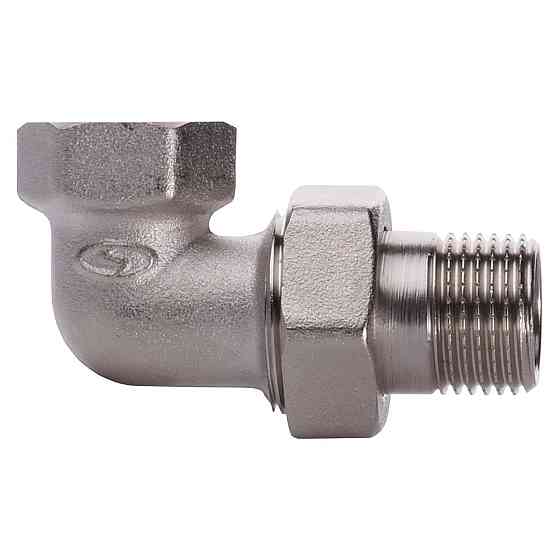 Сгон-американка угловой SOLOMON 1/2″ НИКЕЛЬ 1600 (000001055) Киев