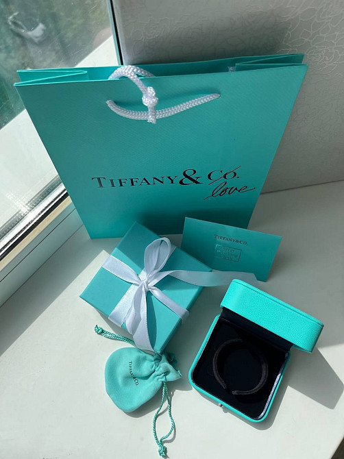 Tiffany / Тиффани подарочная упаковка под браслет - коробочка, внешняя коробочка, пакет, мешочек, карточка Одесса - изображение 5