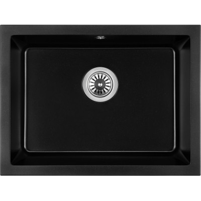 Мийка кухонна GRANADO Under top L black shine (gr3501) Вінниця - фото 1