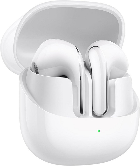 Навушники XIAOMI Buds 5 білі ANC 40dB, 39 год, Dual драйвери, 5 EQ, AI зниження шуму вітру, Fast Pair Київ - фото 2