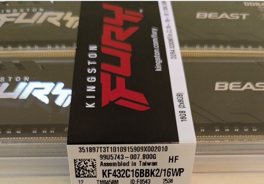 Нова на гарантії Оперативна пам'ять 16 GB DDR4-3200 Kingston fury Beast. Харків - фото 2