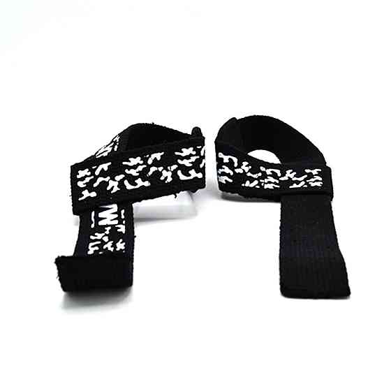 Лямки для тяги MadMax Camo Power Wrist Straps Camo/White Луцьк