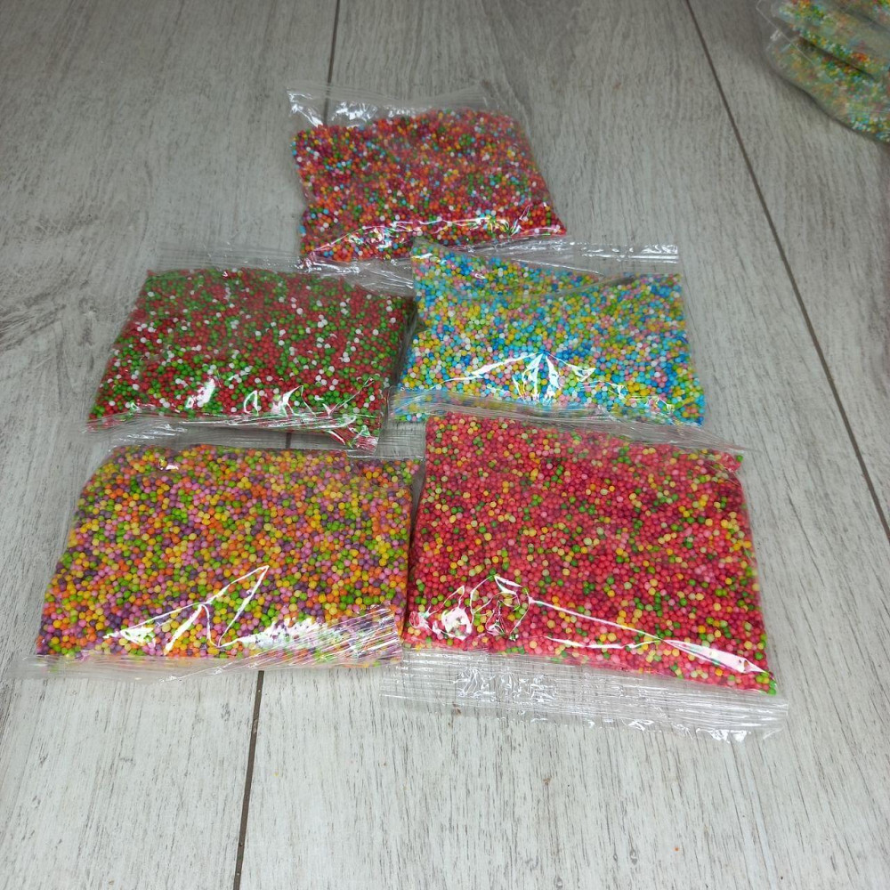 Посипка кондитерська цукрова різнобарвна «Кульки» Наволода мікс, 100 г для декору випічки Харків - фото 6