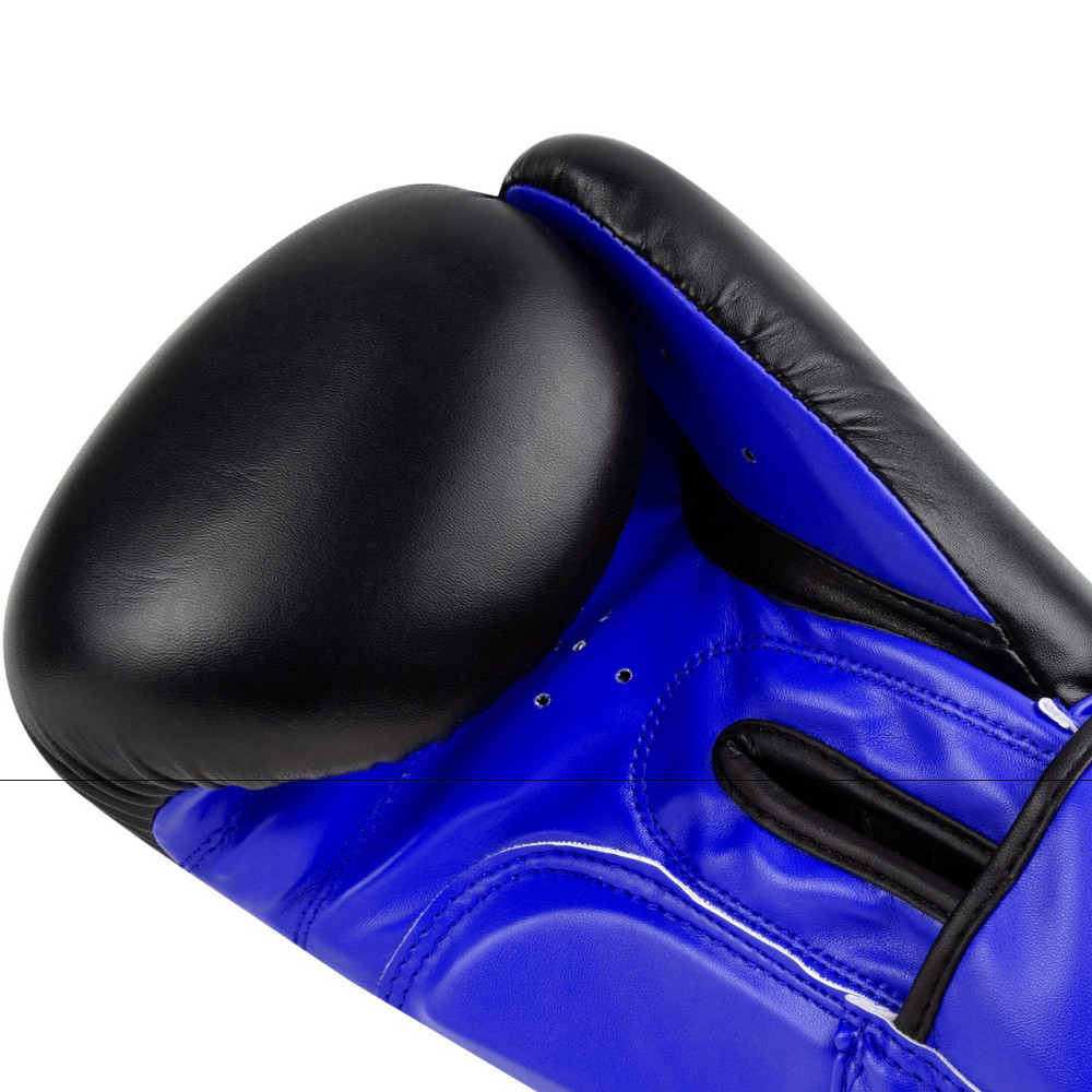 Боксерські рукавиці PowerPlay 3004 Classic Чорно-Сині 10 унцій Каменское - изображение 7