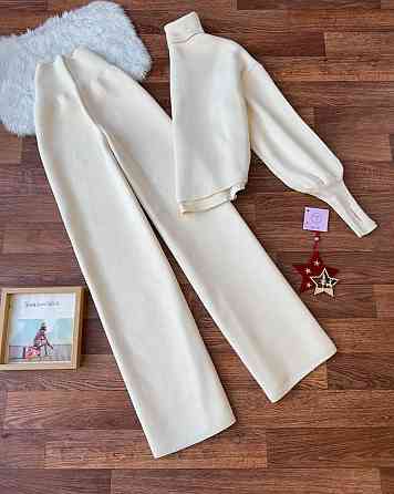 Женский базовый теплый костюм: кофта и штаны Турецкая Ангора Одесса