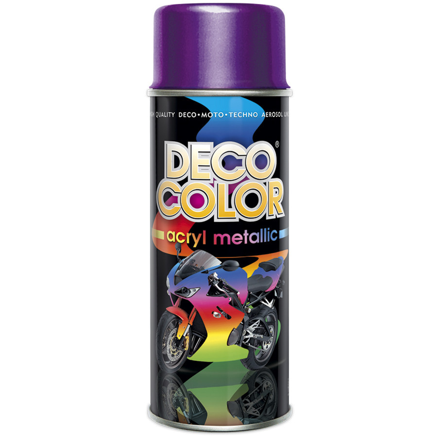 Металік фарба аерозольна DecoColor фіолетовий 400мл Київ - фото 1