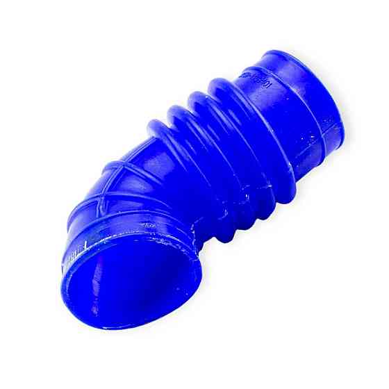 Патрубок фильтра УАЗ 3159 Хантер, 3160, 3163 Патриот (409, 4213) (компенсирующий) силикон синий (ДМРВ) воздушного Мукачево