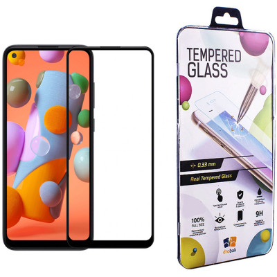 Стекло защитное Drobak Samsung Galaxy A11 Black Frame A+ (494921) Винница - изображение 1