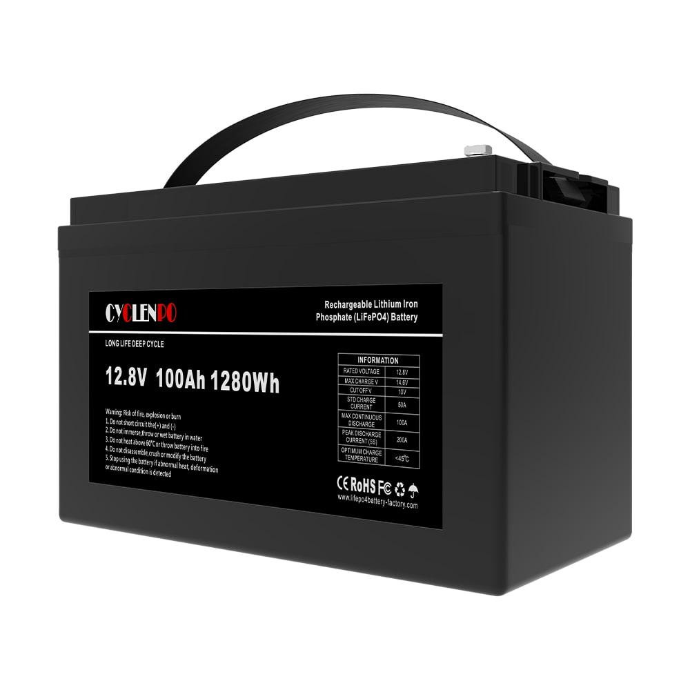 Акумуляторна батарея літій-залізо-фосфатна 12.8В 100Аг Cyclen 12.8V 100AH LiFePo4 (44-00075) Київ - фото 5