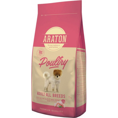 Сухой корм для собак ARATON Poultry Adult All Breeds 15 кг (ART47468) Винница - изображение 1