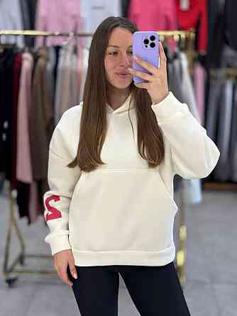 Жіноча стильна комфортна тепла худі турецька трьохнитка на флісі Одеса