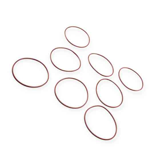 Кільця Д-240, Д-65 (червоні) (комплект 8шт) гільзи Мукачево