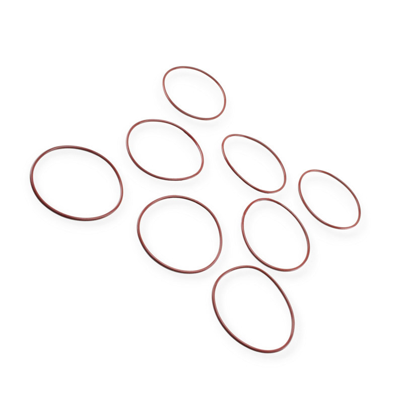 Кільця Д-240, Д-65 (червоні) (комплект 8шт) гільзи Мукачево - фото 1