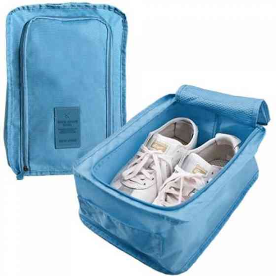 Сумка-органайзер для взуття дорожній голубий Вінниця