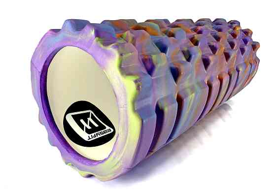 EasyFit Масажний ролик EasyFit Grid Roller 33 см v.1.1 Multi Фіолетовий Київ