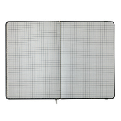 Книга записна Buromax Respect 96 аркушів А5 у клітинку чорний (BM.295108-01) Вінниця - фото 3
