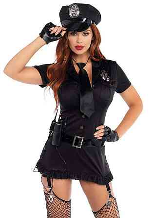 Еротичний костюм поліціянтки Leg Avenue Dirty Cop M/L, 6 предметів Sex Aura Київ