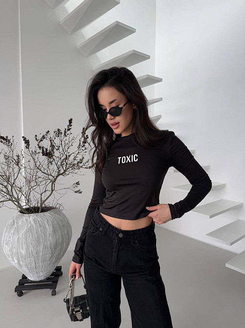 Женский укороченный лонгслив микродайвинг Одесса - изображение 8