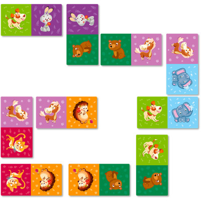 Настольная игра DoDo Домино Животные (300248) Винница - изображение 2