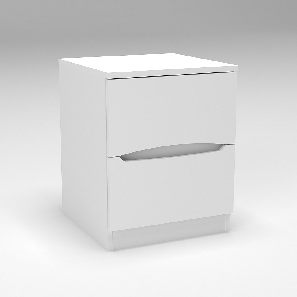 Тумба приліжкова Дельта, Білий, 400/400/500 Львів - фото 1