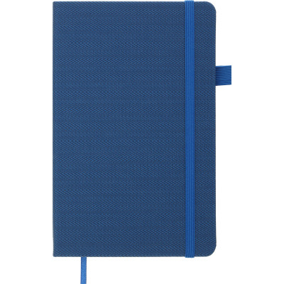 Книга записна Buromax Tweed 125x195 мм 96 аркушів в клітинку обкладинка зі штучної шкіри Синя (BM.291163-02) Вінниця - фото 2