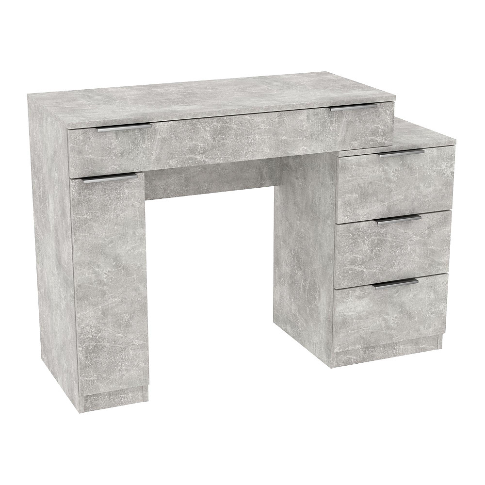 Стол туалетный Трюмо Кристалл, Бетон, 1200/452/847 Львов - изображение 1