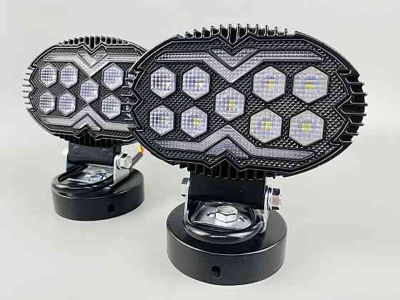 Фара LED кругла 15led chip 9-80V алюмінієвий корпус, кріплення, повітряний клапан Мукачево