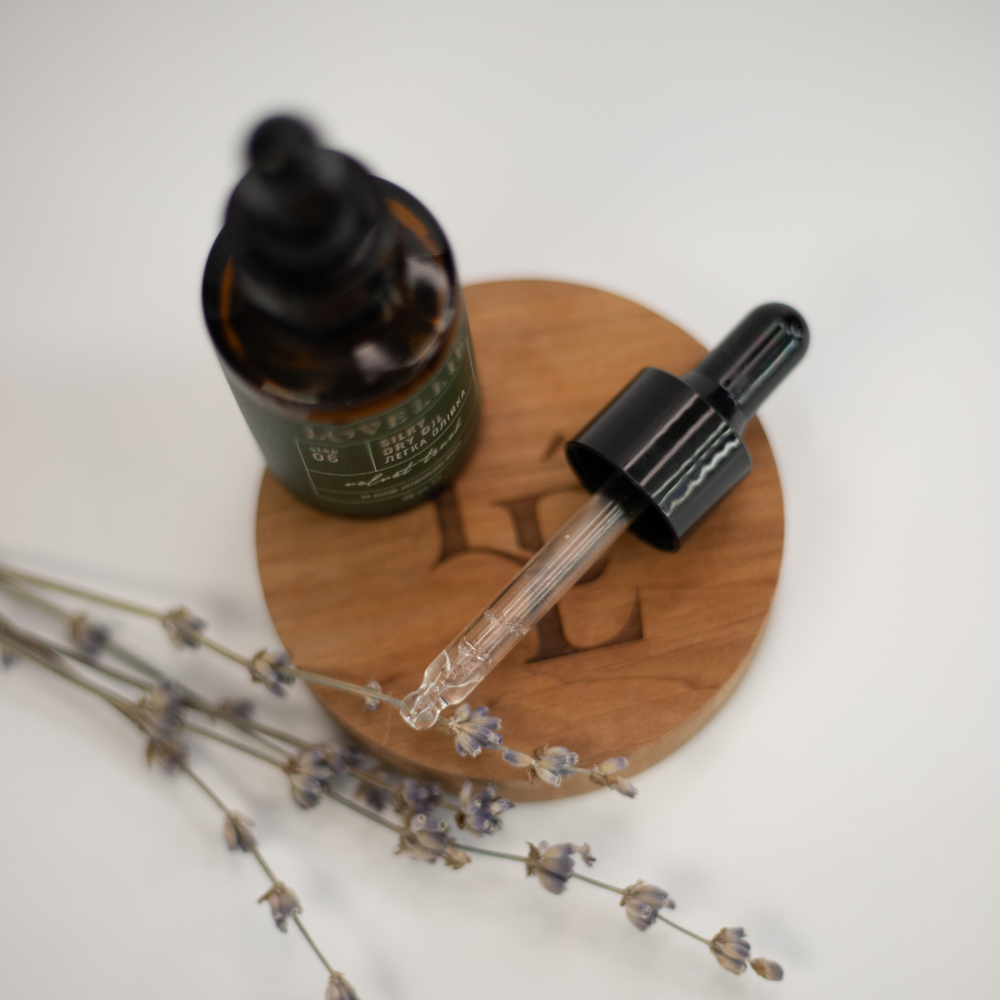 Легка фінішна олійка Оксамитовий дотик Silky Dry Oil Velvet Touch LOVELLIE 30 мл Київ - фото 4