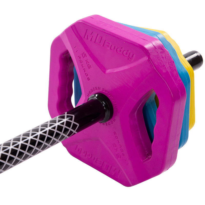 Штанга для фітнесу на 20 кг MDbuddy 2683 довжина-1,4м 30 мм Київ - фото 5