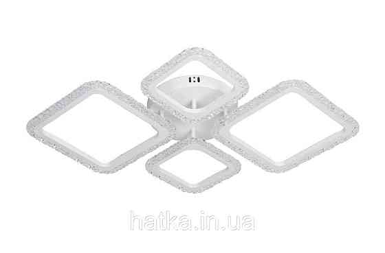 Люстра потолочная светодиодная VALESO Акрил/Металл Белый 84W 2966/2+2 Киев