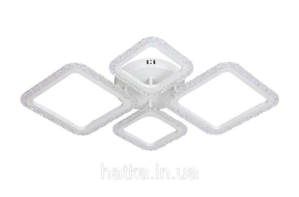 Люстра потолочная светодиодная VALESO Акрил/Металл Белый 84W 2966/2+2 Киев - изображение 2