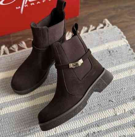 M.KRAFT Черевики жіночі M.KRAFT 2034/1 шоколадні (зима, замша натуральна) (6110) 42 Коломия