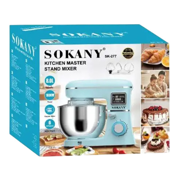 Миксер планетарный Sokany SK277 профессиональный 1800 Вт Киев - изображение 7